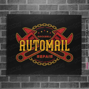 Secret_Shirts Posters / 4"x6" / Black Rockbell Automail Repair