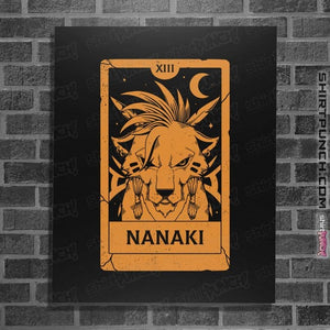 Daily_Deal_Shirts Posters / 4"x6" / Black Nanaki Tarot Card