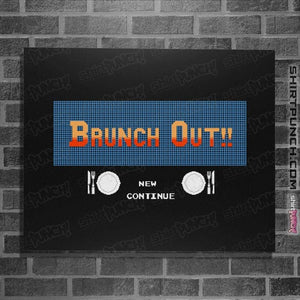 Secret_Shirts Posters / 4"x6" / Black Brunch Out!