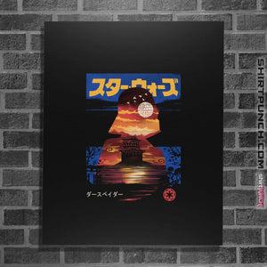 Shirts Posters / 4"x6" / Black Edo Vader