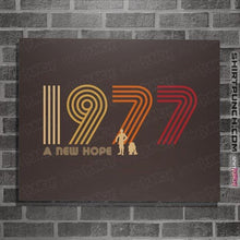 Load image into Gallery viewer, Shirts Posters / 4&quot;x6&quot; / Dark Chocolate 1977 A New Hope
