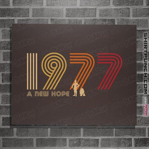 Shirts Posters / 4"x6" / Dark Chocolate 1977 A New Hope