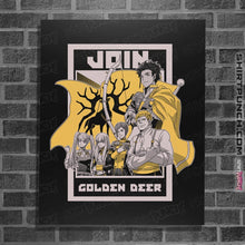 Load image into Gallery viewer, Shirts Posters / 4&quot;x6&quot; / Black Join Golden Deer
