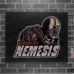 Daily_Deal_Shirts Posters / 4"x6" / Black Raccoon City Nemesis