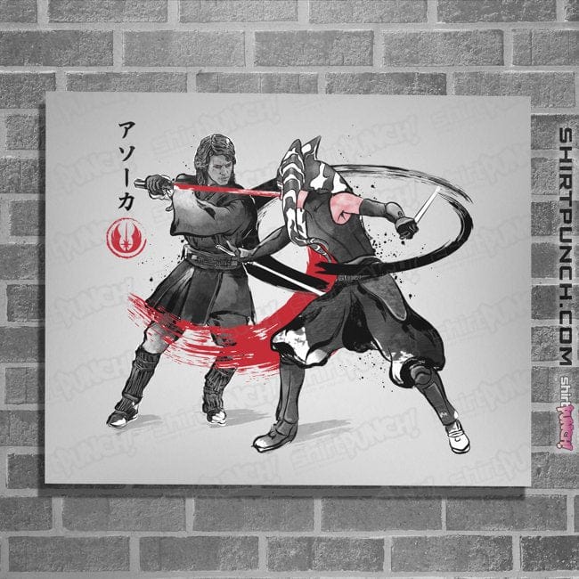 Daily_Deal_Shirts Posters / 4"x6" / White The Final Lesson Sumi-e