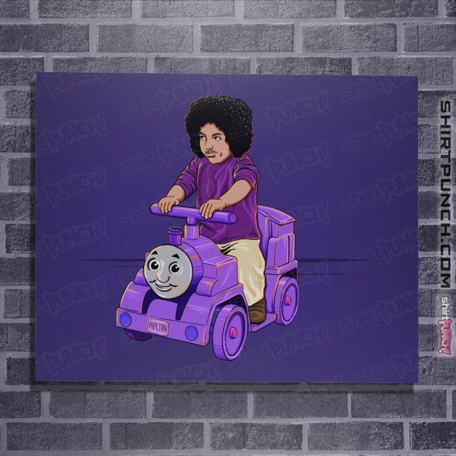 Secret_Shirts Posters / 4"x6" / Violet Purple Train, Purple Train