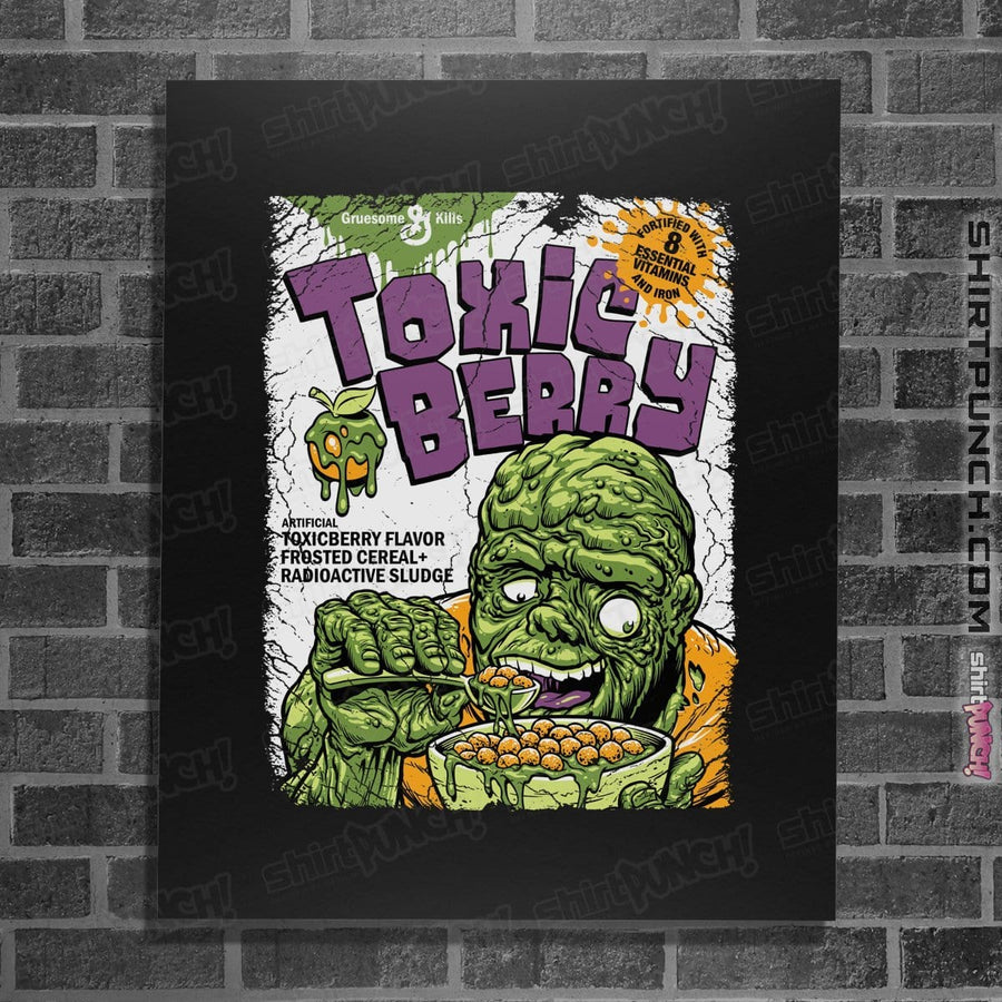 Shirts Posters / 4"x6" / Black Toxicberry Cereal