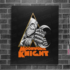 Secret_Shirts Posters / 4"x6" / Black Moonwork Knight