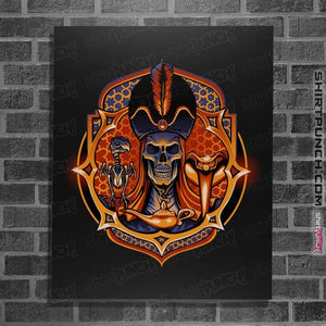 Daily_Deal_Shirts Posters / 4"x6" / Black The Royal Vizer