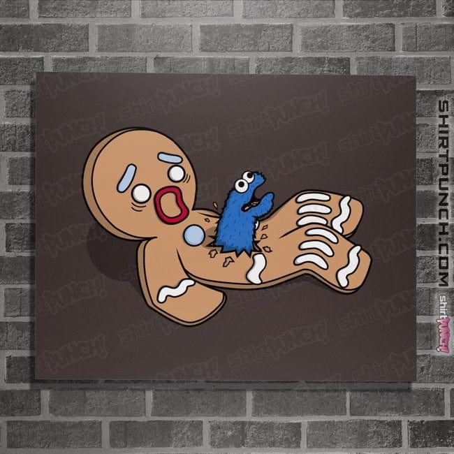 Shirts Posters / 4"x6" / Dark Chocolate Alion Nom Nom
