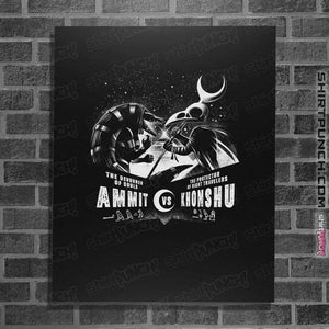 Secret_Shirts Posters / 4"x6" / Black Battle Of The Egyptian Gods