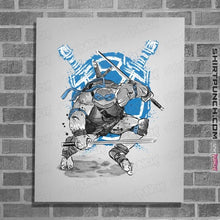 Load image into Gallery viewer, Daily_Deal_Shirts Posters / 4&quot;x6&quot; / White Leonardo Sumi-e
