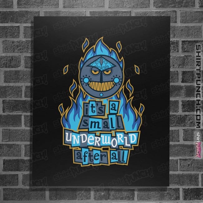 Daily_Deal_Shirts Posters / 4"x6" / Black Small Underworld