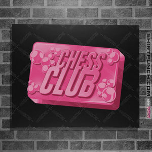 Secret_Shirts Posters / 4"x6" / Black Chess Club