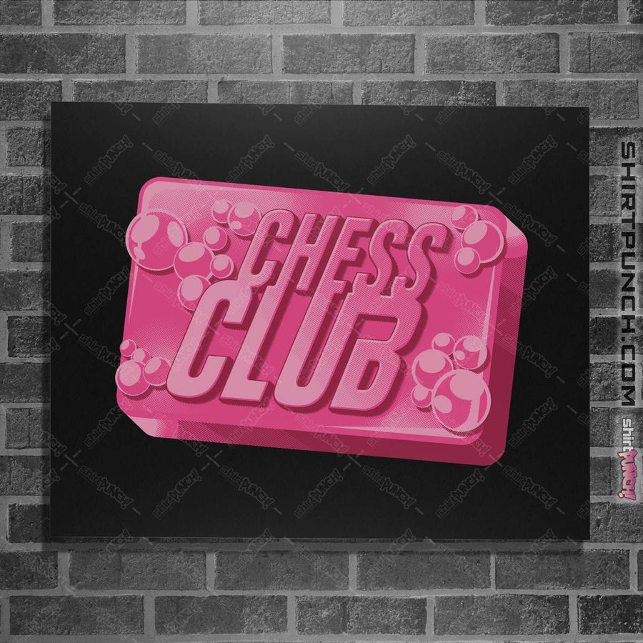 Secret_Shirts Posters / 4"x6" / Black Chess Club