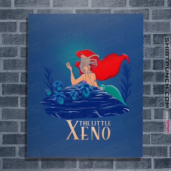Daily_Deal_Shirts Posters / 4"x6" / Royal Blue The Little Xeno