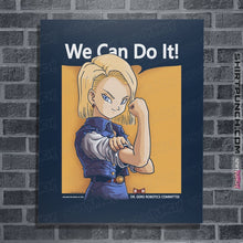 Load image into Gallery viewer, Secret_Shirts Posters / 4&quot;x6&quot; / Navy C18 Can Do It
