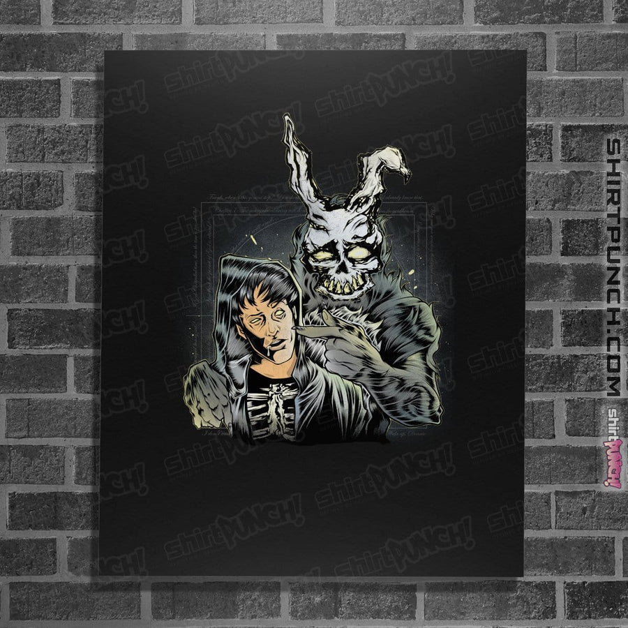 Shirts Posters / 4"x6" / Black Wake Up Donnie