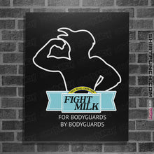 Load image into Gallery viewer, Secret_Shirts Posters / 4&quot;x6&quot; / Black Fight Milk Secret Sale
