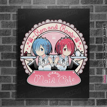 Load image into Gallery viewer, Shirts Posters / 4&quot;x6&quot; / Black Maid Cafe
