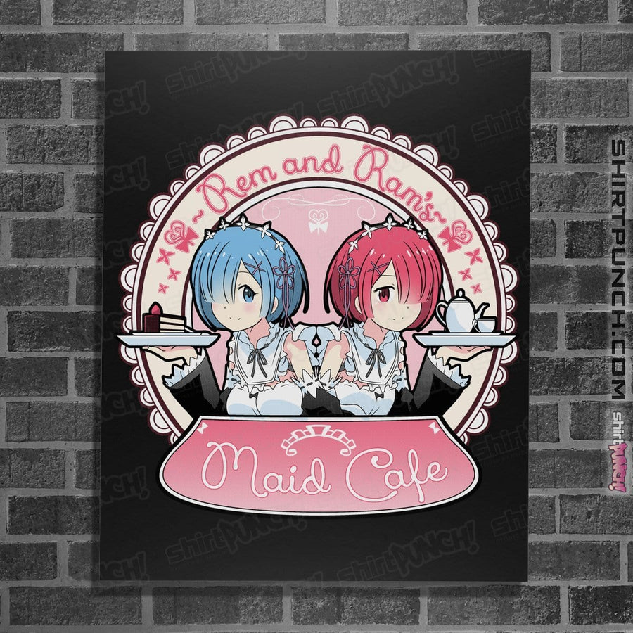 Shirts Posters / 4"x6" / Black Maid Cafe