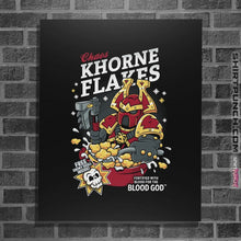 Load image into Gallery viewer, Shirts Posters / 4&quot;x6&quot; / Black Chaos Khorne Flakes
