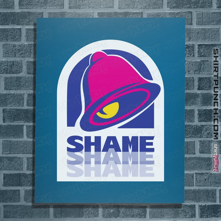 Shirts Posters / 4"x6" / Sapphire Taco Shame