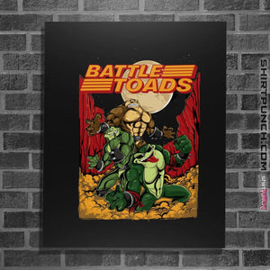Shirts Posters / 4"x6" / Black Battletoads