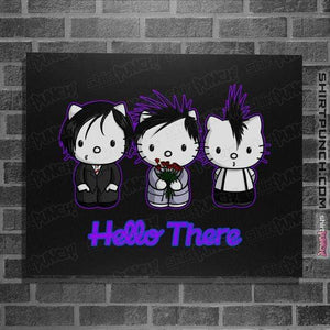 Shirts Posters / 4"x6" / Black Hello There