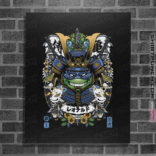 Load image into Gallery viewer, Daily_Deal_Shirts Posters / 4&quot;x6&quot; / Black Samurai Leo
