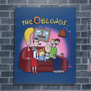 Daily_Deal_Shirts Posters / 4"x6" / Royal Blue The Oblongs
