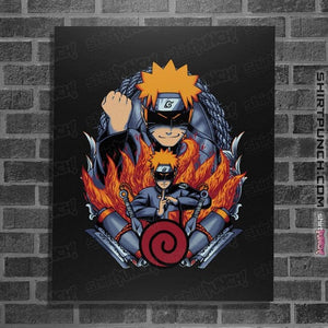 Daily_Deal_Shirts Posters / 4"x6" / Black Ninja Crest