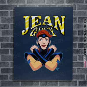 Daily_Deal_Shirts Posters / 4"x6" / Navy Jean Grey 97