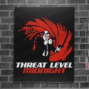 Daily_Deal_Shirts Posters / 4"x6" / Black Double O Threat