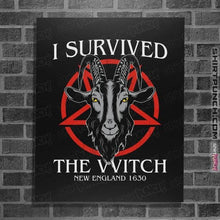 Load image into Gallery viewer, Daily_Deal_Shirts Posters / 4&quot;x6&quot; / Black I Survived The VVitch
