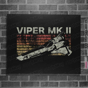Shirts Posters / 4"x6" / Black Retro Viper MK II