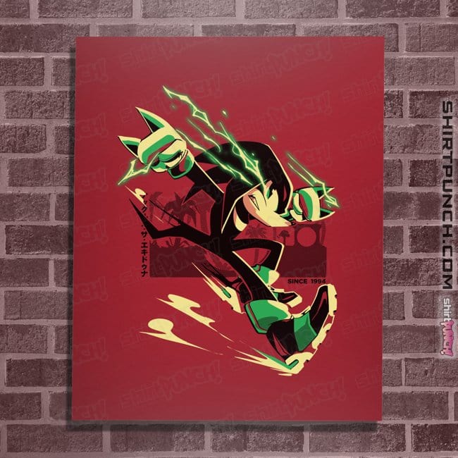 Daily_Deal_Shirts Posters / 4"x6" / Red The Strongest Dude