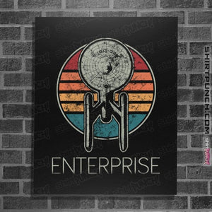 Shirts Posters / 4"x6" / Black vintage enterprise