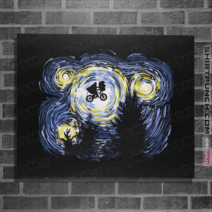 Secret_Shirts Posters / 4"x6" / Black Starry Extraterrestrial
