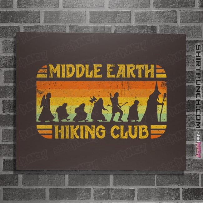 Secret_Shirts Posters / 4"x6" / Dark Chocolate Hiking Club