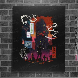 Daily_Deal_Shirts Posters / 4"x6" / Black Jazz Drifter