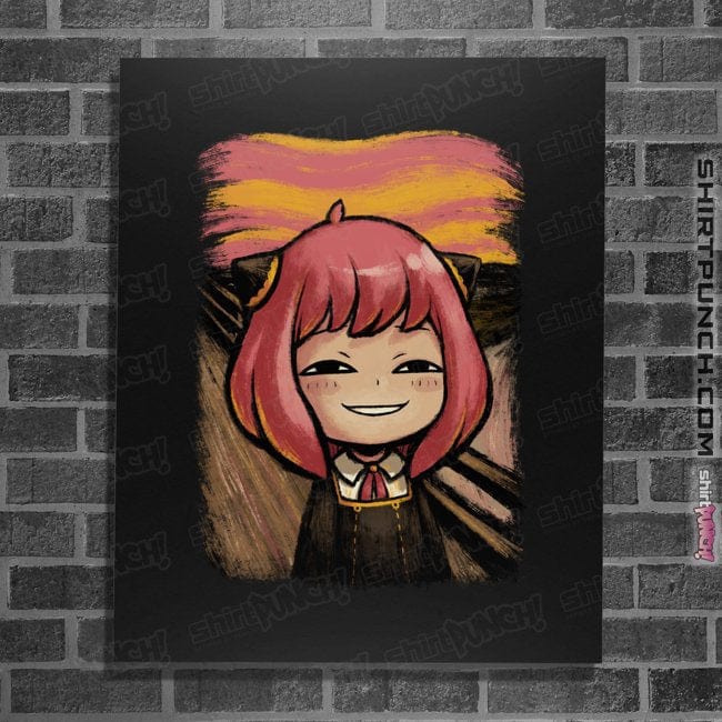 Secret_Shirts Posters / 4"x6" / Black Anya Hehe