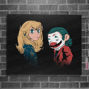 Daily_Deal_Shirts Posters / 4"x6" / Black Mario And Peach