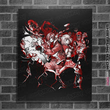 Load image into Gallery viewer, Daily_Deal_Shirts Posters / 4&quot;x6&quot; / Black Survival Horror

