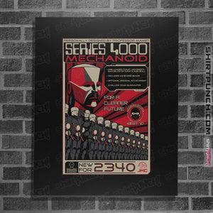 Shirts Posters / 4"x6" / Black Series 4000 Mechanoid
