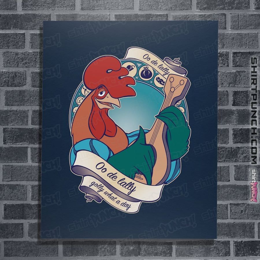 Shirts Posters / 4"x6" / Navy Golly What A Day