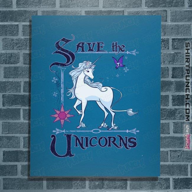 Secret_Shirts Posters / 4"x6" / Sapphire Magical Conservation