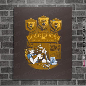 Secret_Shirts Posters / 4"x6" / Dark Chocolate Goldilocks