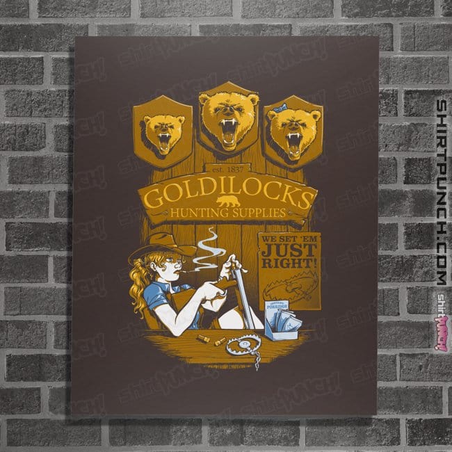 Secret_Shirts Posters / 4"x6" / Dark Chocolate Goldilocks