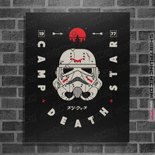 Load image into Gallery viewer, Daily_Deal_Shirts Posters / 4&quot;x6&quot; / Black Camp Death Star
